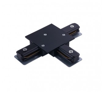 Įleidžiamo bėgelio jungtis PROFILE RECESSED T-CONNECTOR BLACK